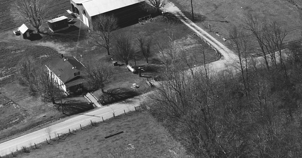 Vintage Aerial photo from 2000 in Elliott County, KY
