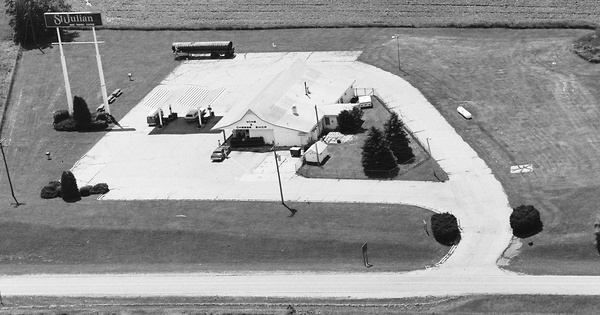Vintage Aerial photo from 1989 in Jackson County, MI