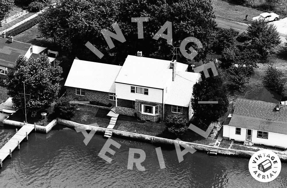 Vintage Aerial Maryland Cecil County 1963 85XCE32