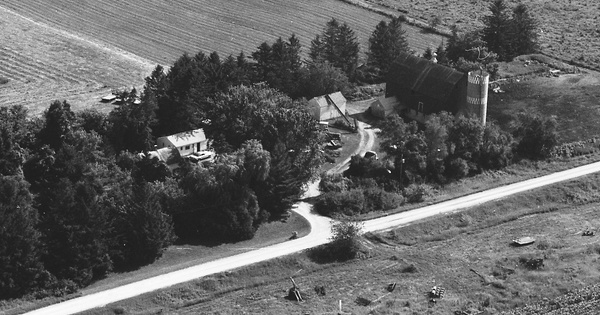 Vintage Aerial photo from 1984 in Fillmore County, MN