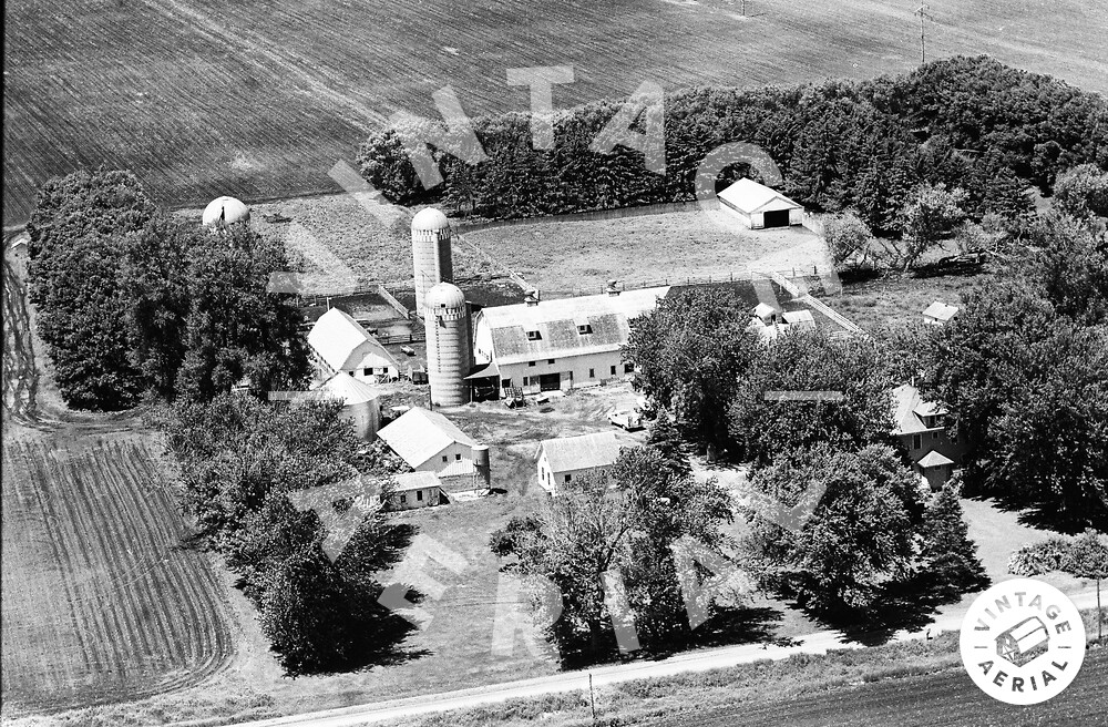 Vintage Aerial Minnesota Freeborn County 1971 37HFR1