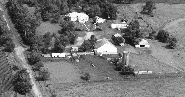 Vintage Aerial photo from 1981 in Marshall County, KS