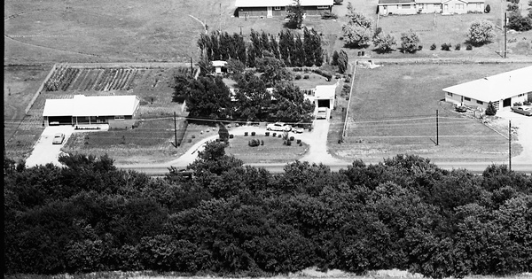 Vintage Aerial photo from 1968 in Butler County, KS