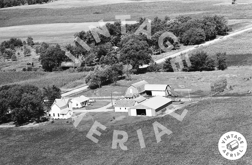 Vintage Aerial Minnesota Le Sueur County 1967 55MLE3
