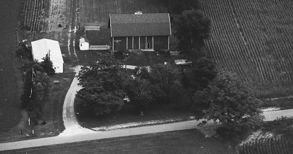 Vintage Aerial photo from 1988 in Ingham County, MI