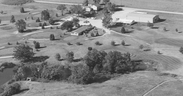 Vintage Aerial photo from 1996 in Lenawee County, MI