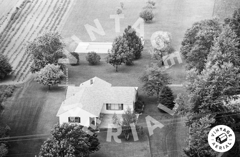 Vintage Aerial Michigan Genesee County 1982 204OGE30