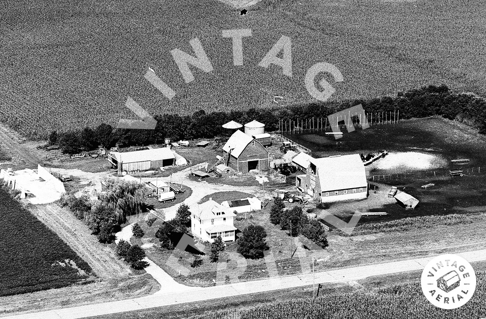 Vintage Aerial Iowa Emmet County 1981 32CEM17