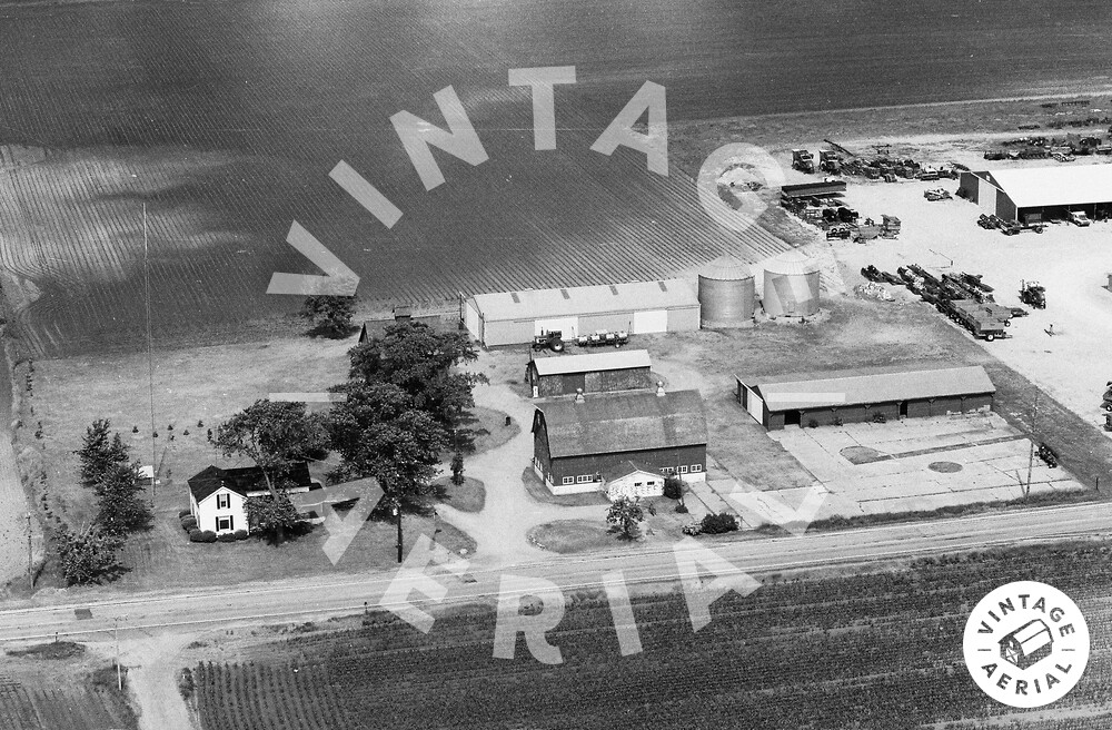 Vintage Aerial Indiana LaPorte County 1983 75XLA5
