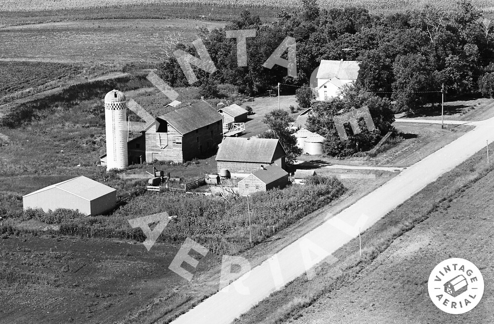 Vintage Aerial Minnesota Meeker County 1970 35PME4