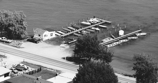 Vintage Aerial photo from 1983 in St. Clair County, MI