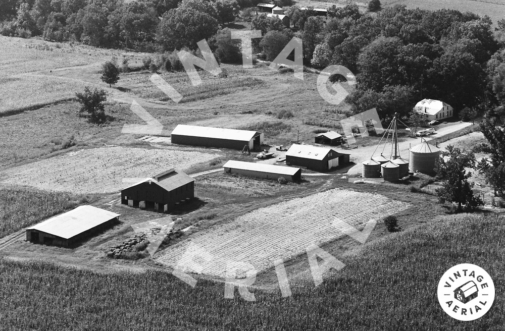 Vintage Aerial Kentucky McLean County 1980 15SMC10