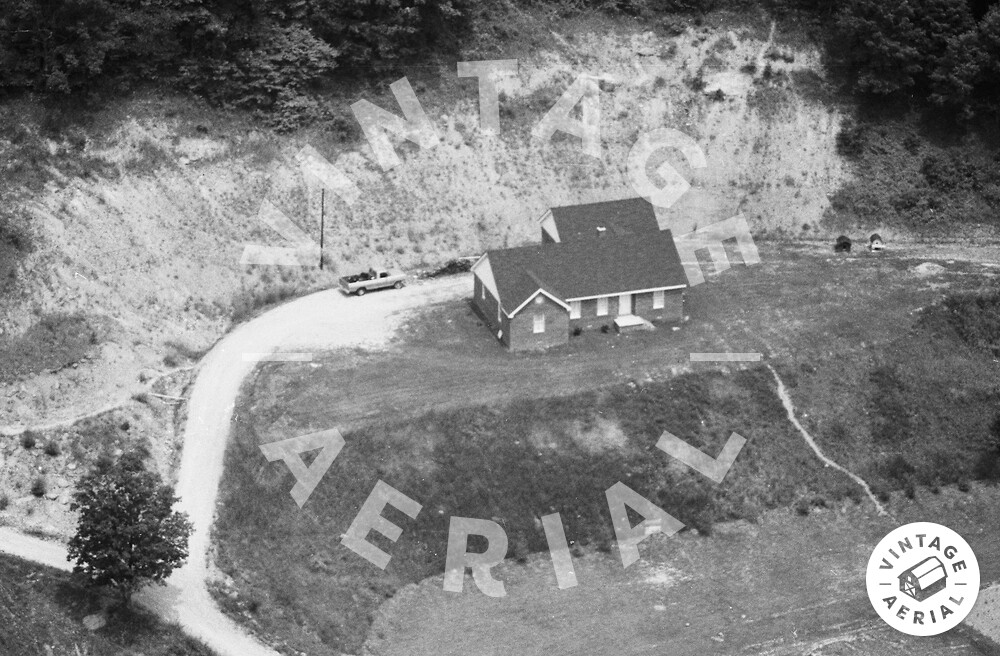 Vintage Aerial Kentucky Martin County 1984 31LMR11