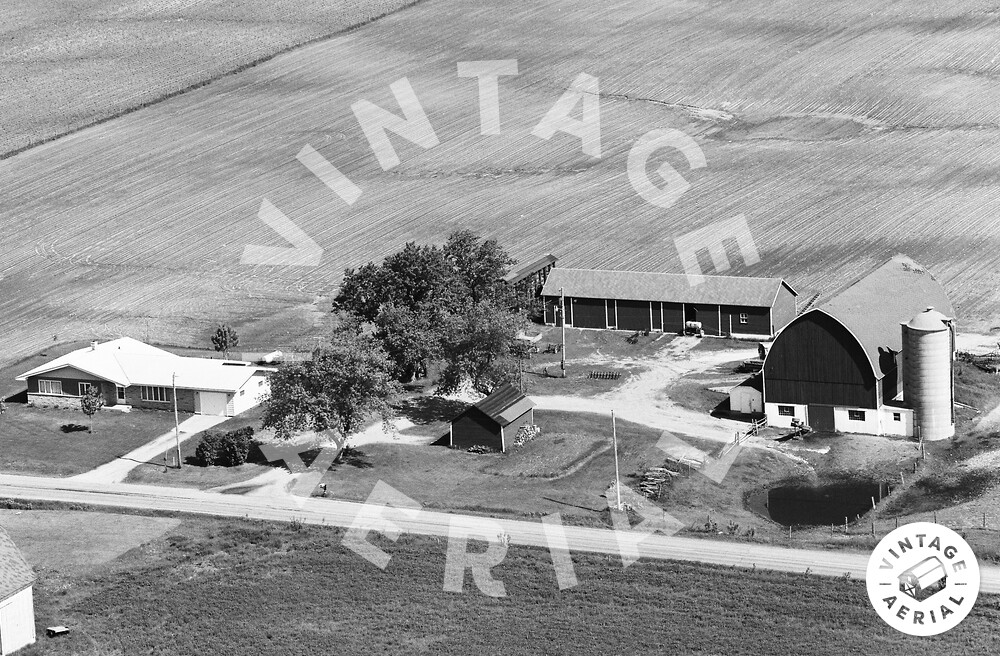 Vintage Aerial Wisconsin Shawano County 1978 25JSH24