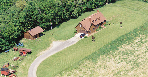 Vintage Aerial photo from 2002 in Floyd County, VA