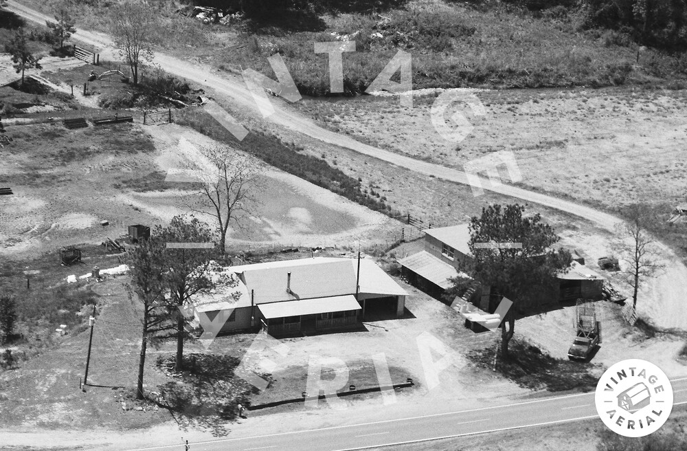 Vintage Aerial Alabama Cleburne County 1987 56LCL18