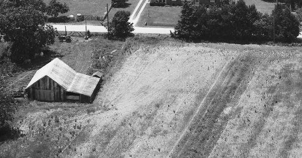 Vintage Aerial photo from 1988 in Pasquotank County, NC