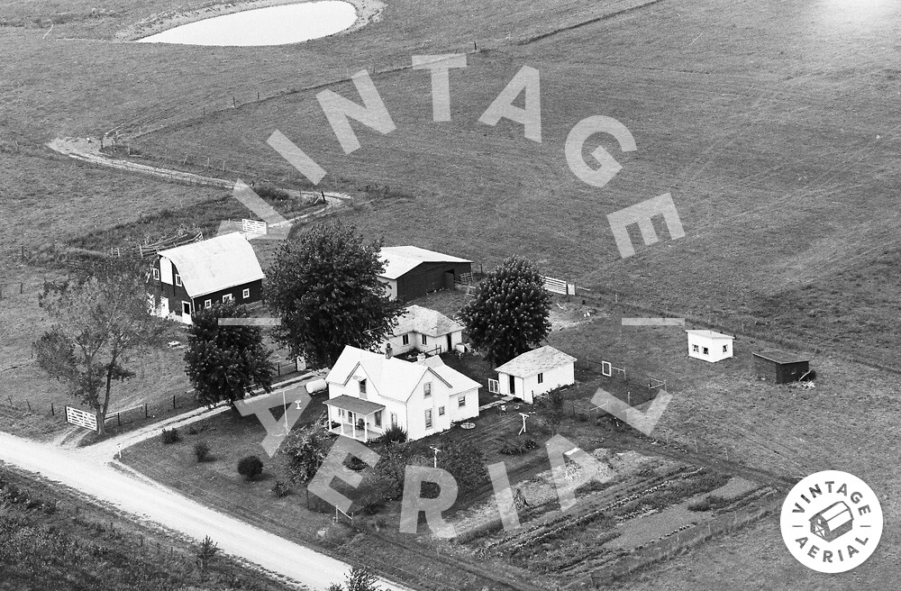 Vintage Aerial Missouri Adair County 1974 29GAD1