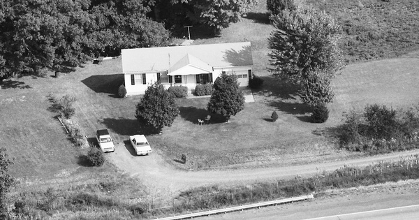 Vintage Aerial photo from 1985 in Nicholas County, WV