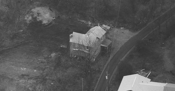 Vintage Aerial photo from 1995 in Mineral County, WV