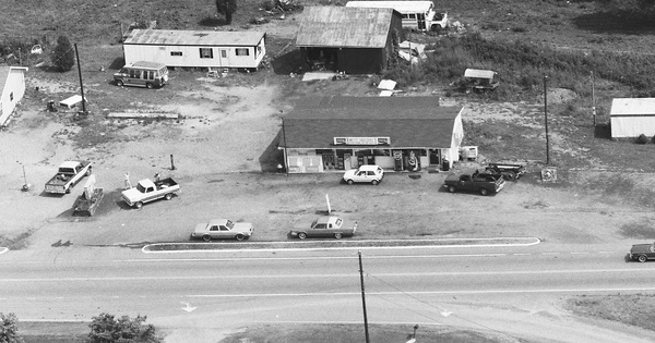 Vintage Aerial photo from 1990 in Bartow County, GA