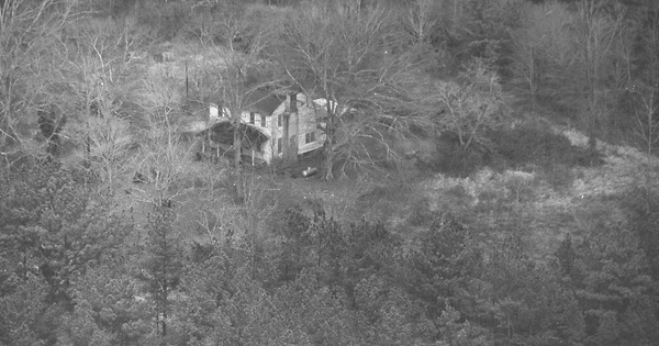 Vintage Aerial photo from 1983 in Coweta County, GA