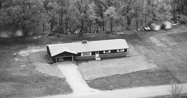 Vintage Aerial photo from 1980 in La Crosse County, WI
