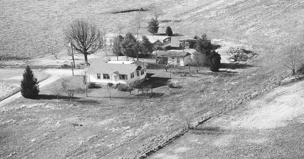 Vintage Aerial photo from 1989 in Coffee County, TN