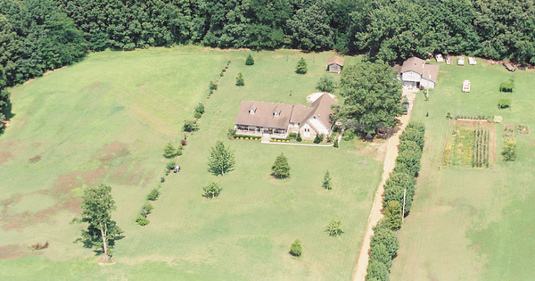 Vintage Aerial photo from 2004 in Fayette County, TN