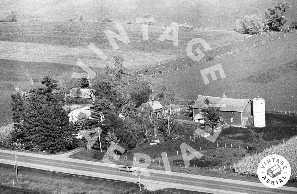 Vintage Aerial Wisconsin Dunn County 1982 112BDU2