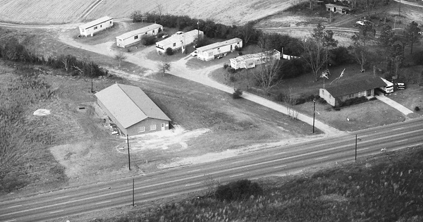Vintage Aerial photo from 1985 in Coffee County, AL