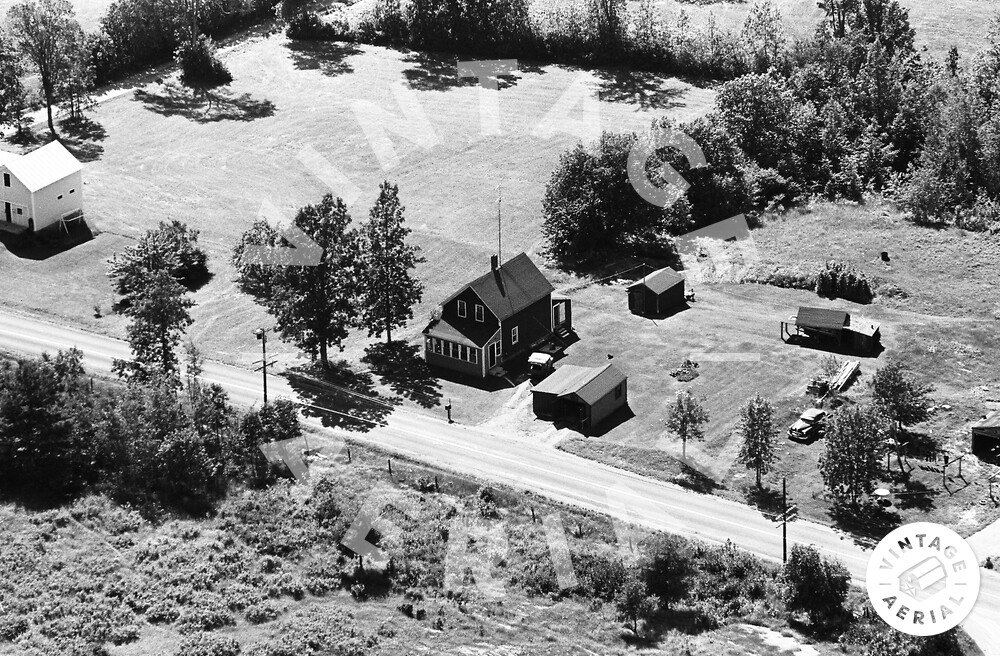 Vintage Aerial Maine Kennebec County 1964 111AKE20