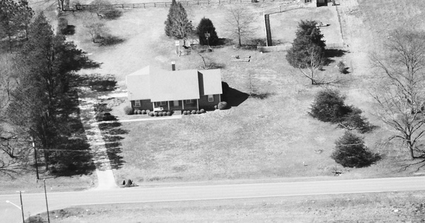 Vintage Aerial photo from 1989 in Peach County, GA
