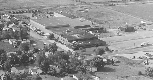 Vintage Aerial photo from 1980 in DeKalb County, IN