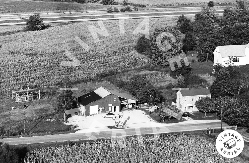 Vintage Aerial Indiana Decatur County 1972 16ODC19