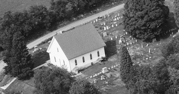 Vintage Aerial photo from 1988 in Clarion County, PA