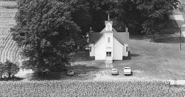 Vintage Aerial photo from 1976 in Wayne County, IL