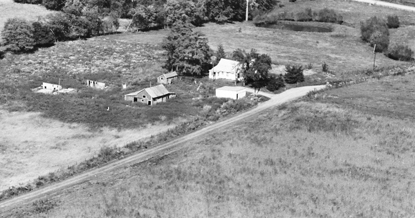 Vintage Aerial photo from 1981 in Gentry County, MO