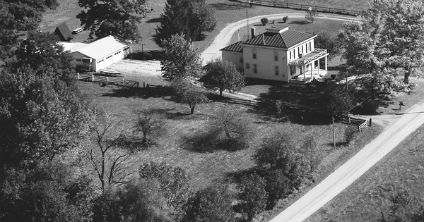 Vintage Aerial photo from 1977 in Richland County, OH