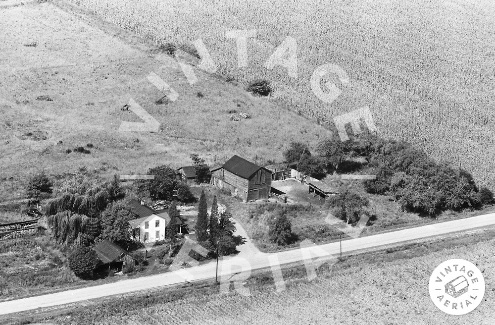 Vintage Aerial Ohio Richland County 1963 6DRI31