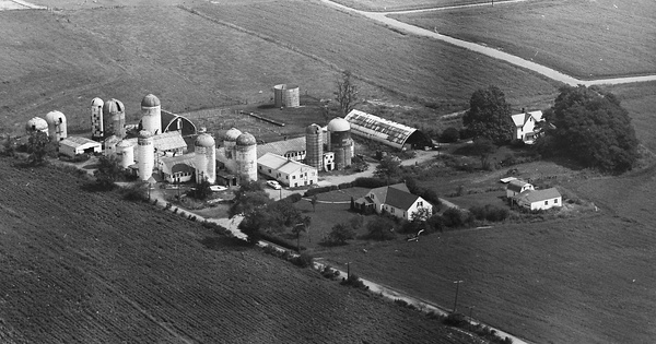 Vintage Aerial photo from 1963 in Richland County, OH
