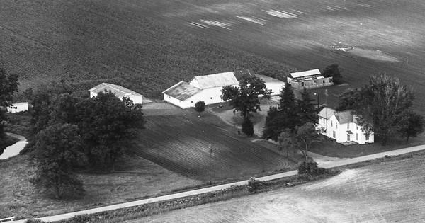 Vintage Aerial photo from 1973 in Putnam County, OH