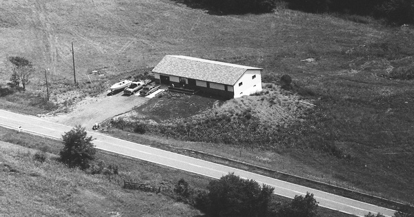 Vintage Aerial photo from 1993 in Noble County, OH