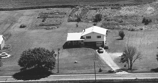 Vintage Aerial photo from 1976 in Delaware County, OH