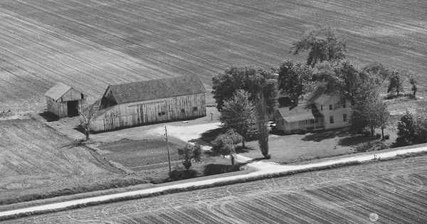 Vintage Aerial photo from 1978 in Wood County, OH