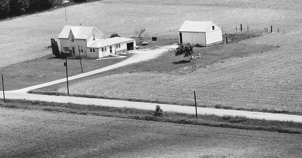 Vintage Aerial photo from 1978 in Hardin County, OH