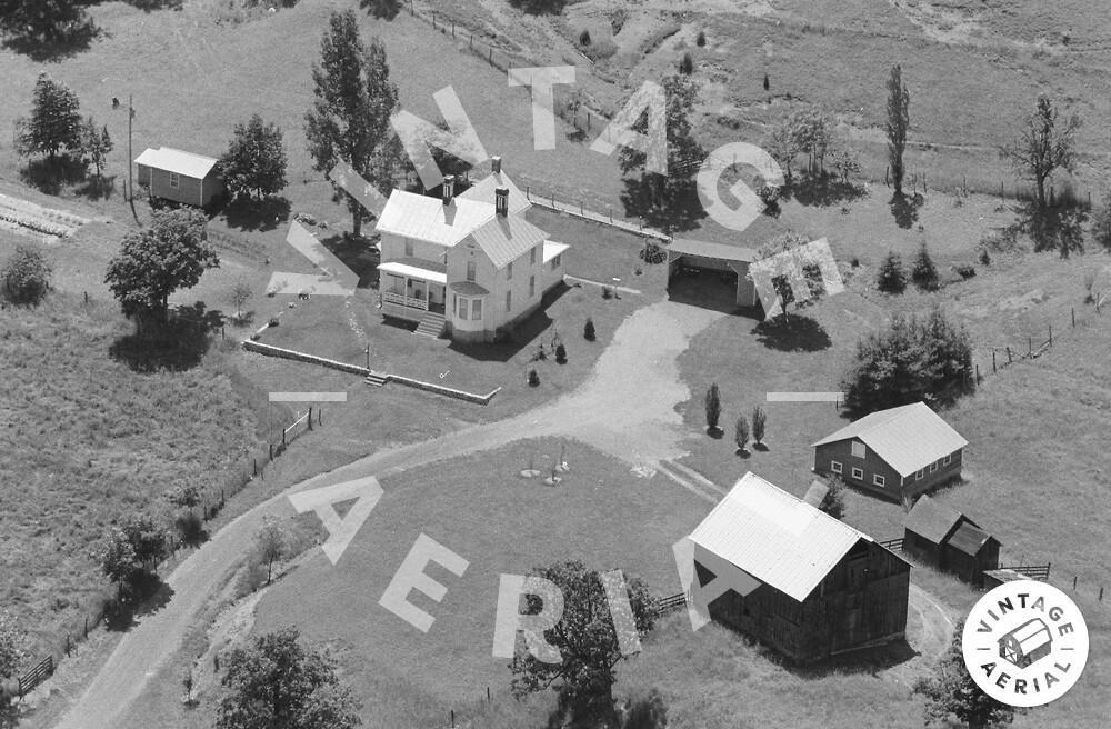 Vintage Aerial West Virginia Pendleton County 1987 12HPE10