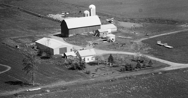 Vintage Aerial photo from 1979 in Clark County, WI