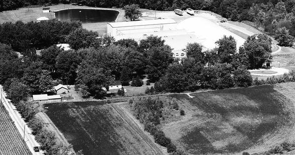 Vintage Aerial photo from 1983 in Morrow County, OH