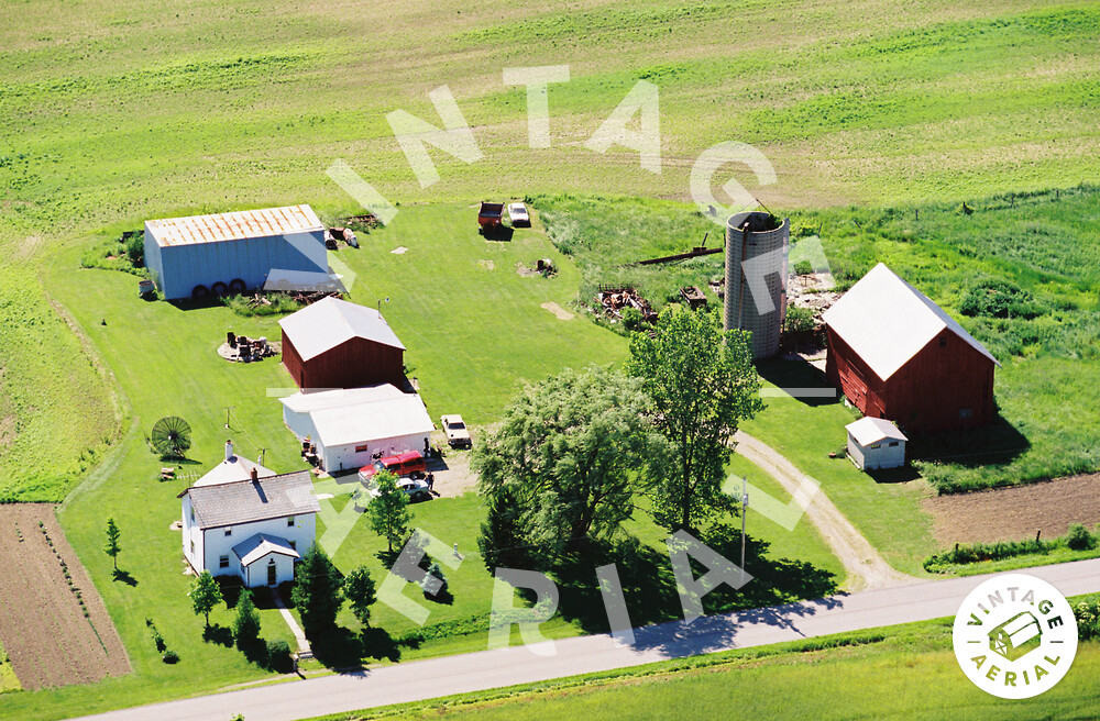 Vintage Aerial Ohio Morrow County 2001 5CDMO1